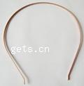 Hair Band Findings, Iron, plated [