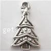 Zinc Alloy Christmas Pendants, Christmas Tree, plated, Christmas jewelry 