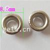 Brass Grommet, plated 4.5mm Approx 4.5mm 