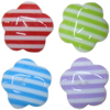 Fashion Acrylic Jewelry Cabochon, Flower, solid color 12mm 