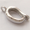 Sterling Silver Enhancer Bail , 925 Sterling Silver, plated 