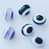 Böses Auge Harz Perlen, Rondell, keine, 10x8mm, 1000PCs/Tasche, verkauft von Tasche