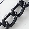 Aluminum Twist Oval Chain, plated nickel, lead & cadmium free m 