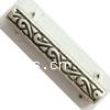 Zinc Alloy Spacer Bar, Rectangle, plated nickel, lead & cadmium free Approx 