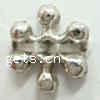 Zinc Alloy Spacer Beads, Flower, plated nickel, lead & cadmium free, 8mm 