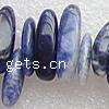 Sodalith Perlen, Sosalith, Klumpen, natürlich, 15-21mm  4-6mm, Länge:16 ZollInch, verkauft von Strang
