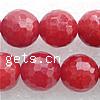 Dyed Marble Beads, Round, faceted Grade AA, 8mm Approx 1mm Inch 