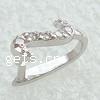 Sterling Silver Pinch Bail, 925 Sterling Silver, plated, with cubic zirconia 