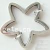 Zinc Alloy Linking Ring, Star, plated lead & nickel free Approx 