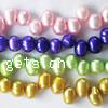 Drop Cultured Freshwater Pearl Beads, Teardrop, natural, top drilled 5-6mm Approx 0.8mm 