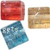 Perles de résine de confettis, cadre, plus de couleurs à choisir, 10mm Vendu par sac