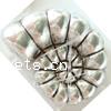 Zinc Alloy Flat Beads, Helix, plated lead & nickel free Approx 