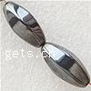 Magnetic Hematite Beads, Twist black, Grade A Approx 0.6mm Inch 