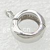 Sterling Silver Loop Bail, 925 Sterling Silver, Donut, plated 