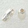 Sterling Silver Beads, 925 Sterling Silver, Oval, plated, smooth Approx 1.5mm 