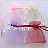 Organza Jewelry Pouches Bags, with Plastic Sequin 