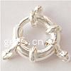 Sterling Silver Spring Ring Clasp, 925 Sterling Silver, plated 
