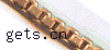 黄銅製ボックス チェーン, 銅, メッキ, 無色, 2mm, 100M/ロト, 売り手 ロト