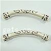 Zinc Alloy Tube Beads, plated Approx 1.2mm 