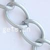 Iron Twist Oval Chain, plated lead & cadmium free 