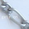 Iron Twist Oval Chain, plated lead & cadmium free  