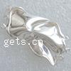 Sterling Silver Hook and Eye Clasp, 925 Sterling Silver, Flower, plated Approx 1mm 