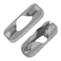 Соединитель цепи шар из нержавеющей стали, нержавеющая сталь, оригинальный цвет отверстие:Приблизительно 5mm, продается PC