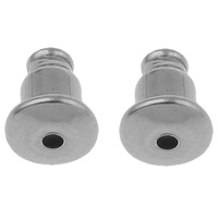 Stainless Steel Ear Nut Component, original color Approx 0.8mm 