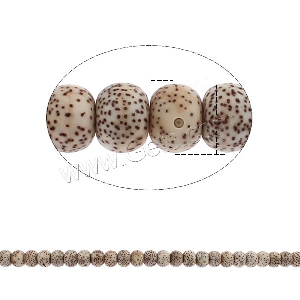 DIY buddhistische Perlen, Xingyue Bodhi, Rondell, unterschiedliche Länge der Wahl & buddhistischer Schmuck & verschiedene Größen vorhanden, Bohrung:ca. 1mm, 114PCs/Strang, verkauft von Strang