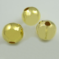 Brass Spacer Beads, Round, plated, seam & smooth 8mm Approx 2.8mm 