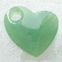 Aventurine Pendants, Green Aventurine, Heart Approx 6mm 