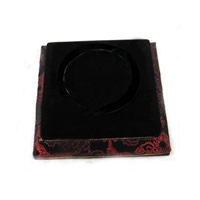 présentoir de Bracelet en Velours, velours de coton, avec bois, cadre, rouge Vendu par PC