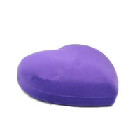 Бархатная ювелирная шкатулка для комплектов, Бархат, Сердце, фиолетовый продается PC