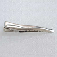 Alligator Hair Clip Findings, Iron, plated 