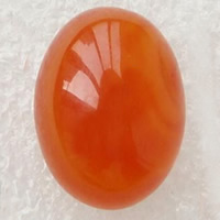 Agate Cabochon, Red Agate, Flat Oval, flat back 