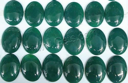 Agate Cabochon, Green Agate, Flat Oval, more sizes for choice & flat back, Sold By PC