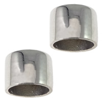 Stainless Steel End Caps, Column, plated Approx 4.5mm 