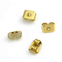 Brass Tension Ear Nut, plated Approx 0.7mm 