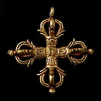 Brass Cross Pendants, plated, hollow Approx 2mm 