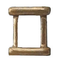 Brass Jewelry Finding, Rectangle, plated 