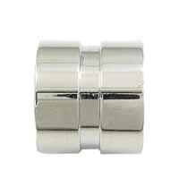 Stainless Steel Large Hole Beads, 316 Stainless Steel, Tube, original color Approx 6mm 