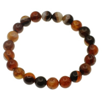 Lace Agate Bracelets, Round Approx 7.5 Inch 
