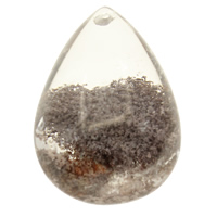 quartz fantôme Pendentif, larme Environ 1mm, Vendu par PC