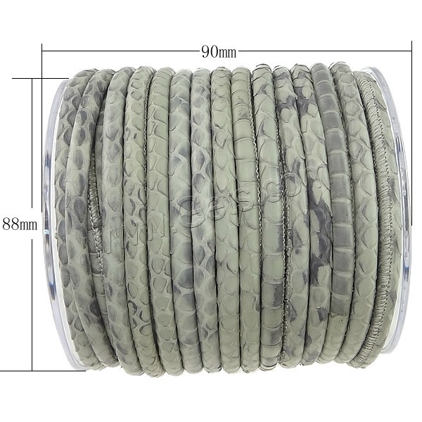 Snakeskin Cord, with plastic spool, different size for choice, more colors for choice, 88x90mm, Sold By PC