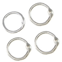 Messing Verlötet Sprung-Ring, Kreisring, plattiert, keine, 5x0.7mm, 10000PCs/Tasche, verkauft von Tasche