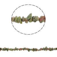 Чипы драгоценных камней, Красно-зеленый нефрит, Кусочки, 5-13mm, отверстие:Приблизительно 0.8mm, длина:Приблизительно 34.6 дюймовый, Приблизительно 260ПК/Strand, продается Strand