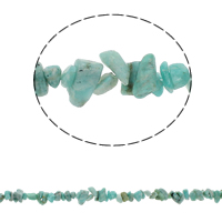 Gemstone Chips, Amazonite, natural, 5-13mm Approx 0.8mm Approx 34.6 Inch, Approx 