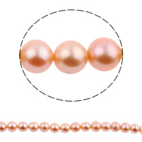 Potato Cultured Freshwater Pearl Beads, natural, pink, 10-11mm Approx 0.8mm Approx 15.3 Inch 
