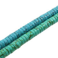 Synthetic Turquoise Beads, Heishi Approx 1mm Approx 15.7 Inch, Approx 