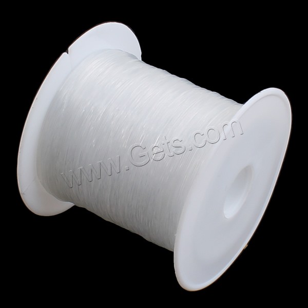 Crystal Thread, with plastic spool, without elastic, different size for choice, white, Sold By PC